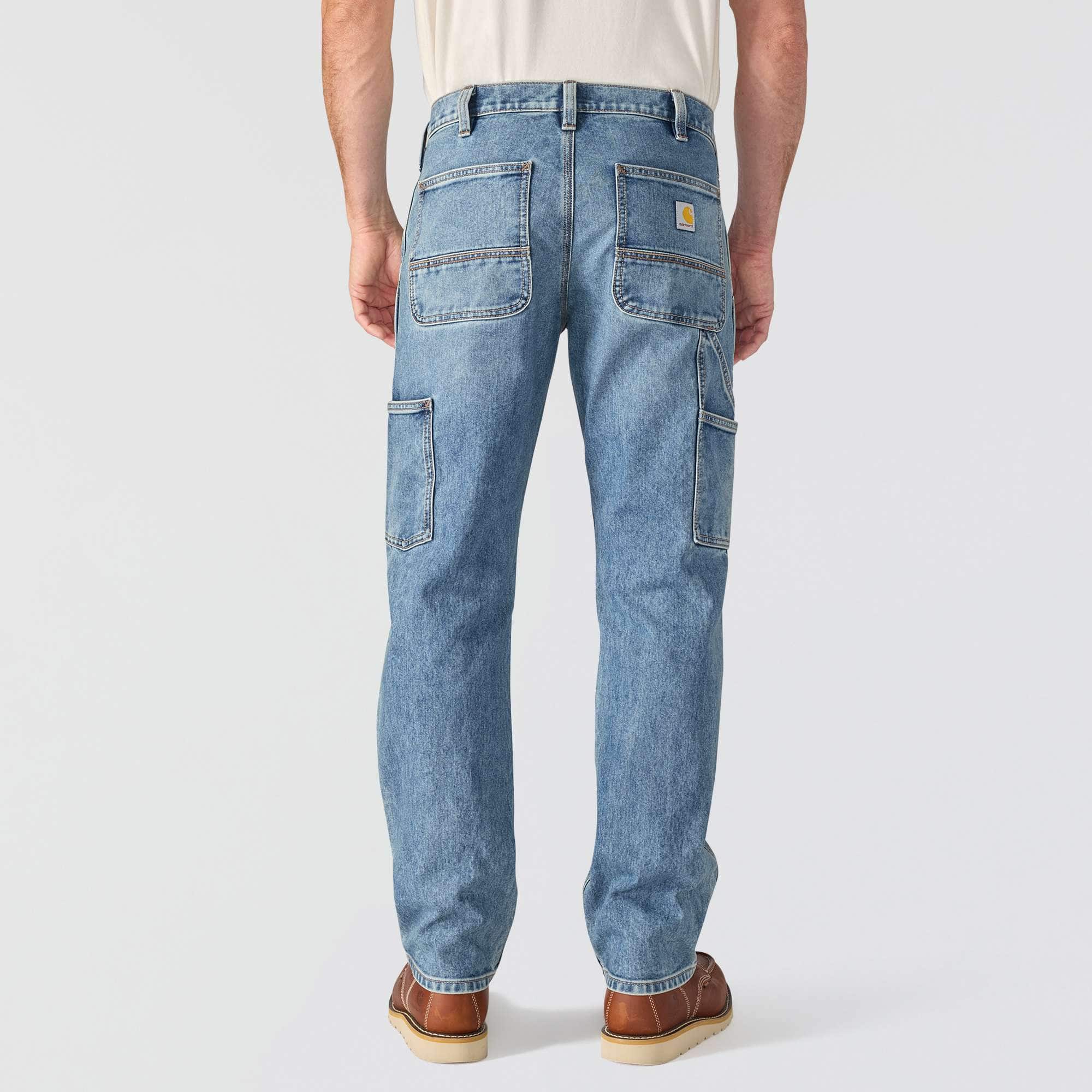Men's relaxed straight rugged flex work jeans
