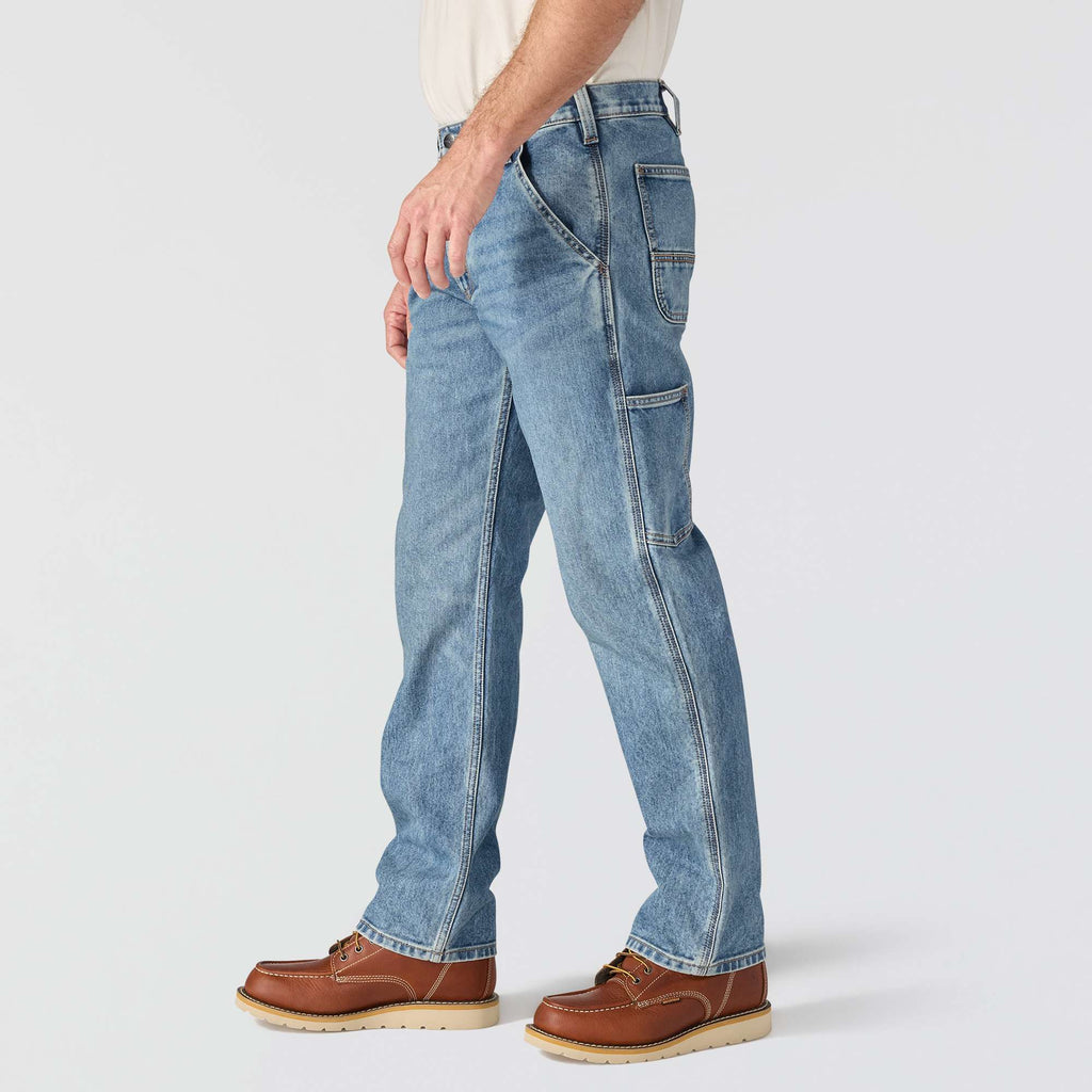 Men's relaxed straight rugged flex work jeans