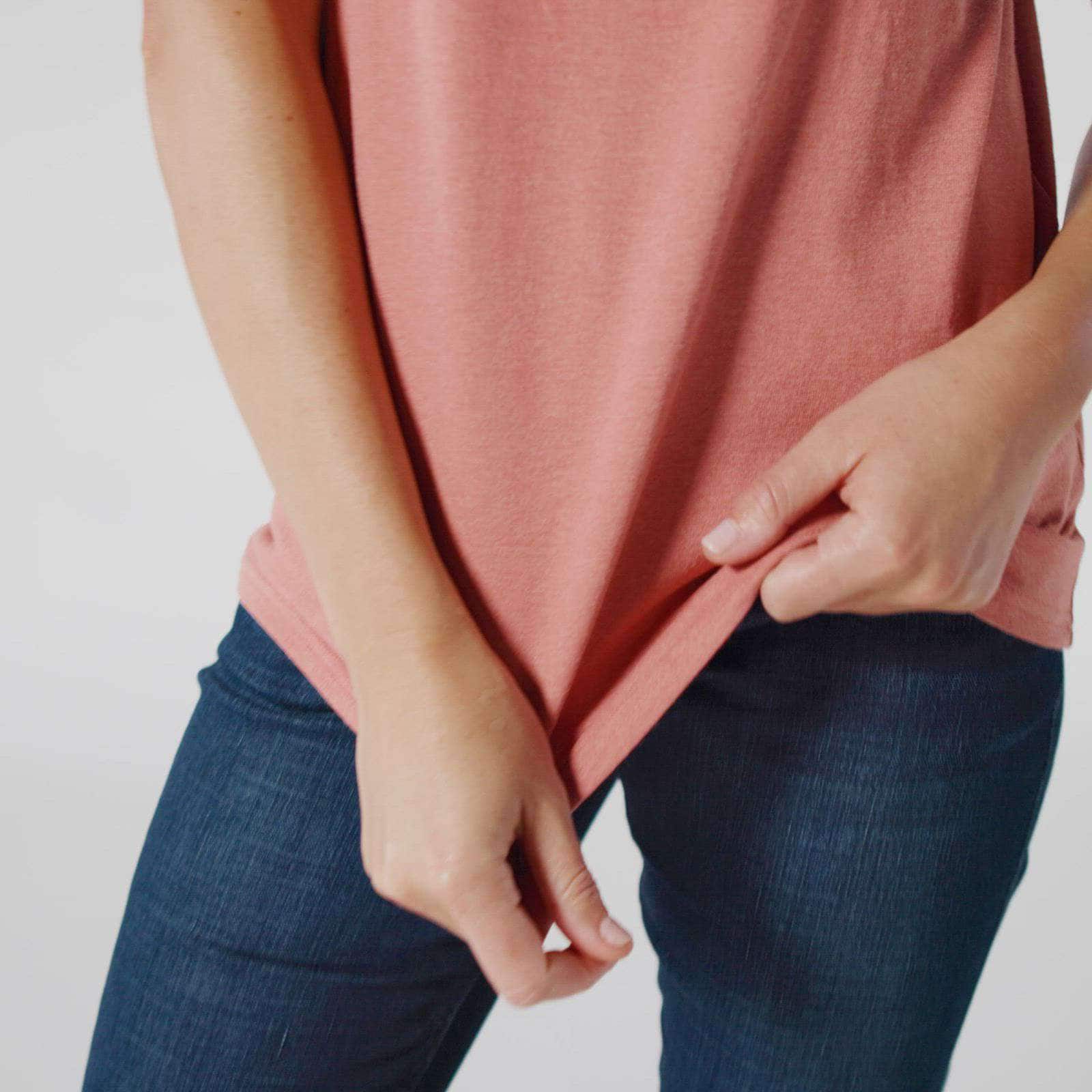Women's iconic k87 loose fit heavyweight pocket t-shirt 