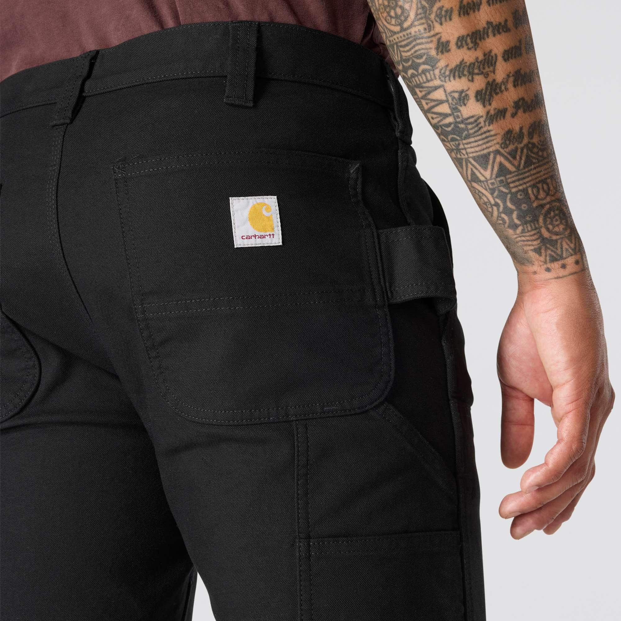 Men's slim tapered rugged flex duck double-knee work pants