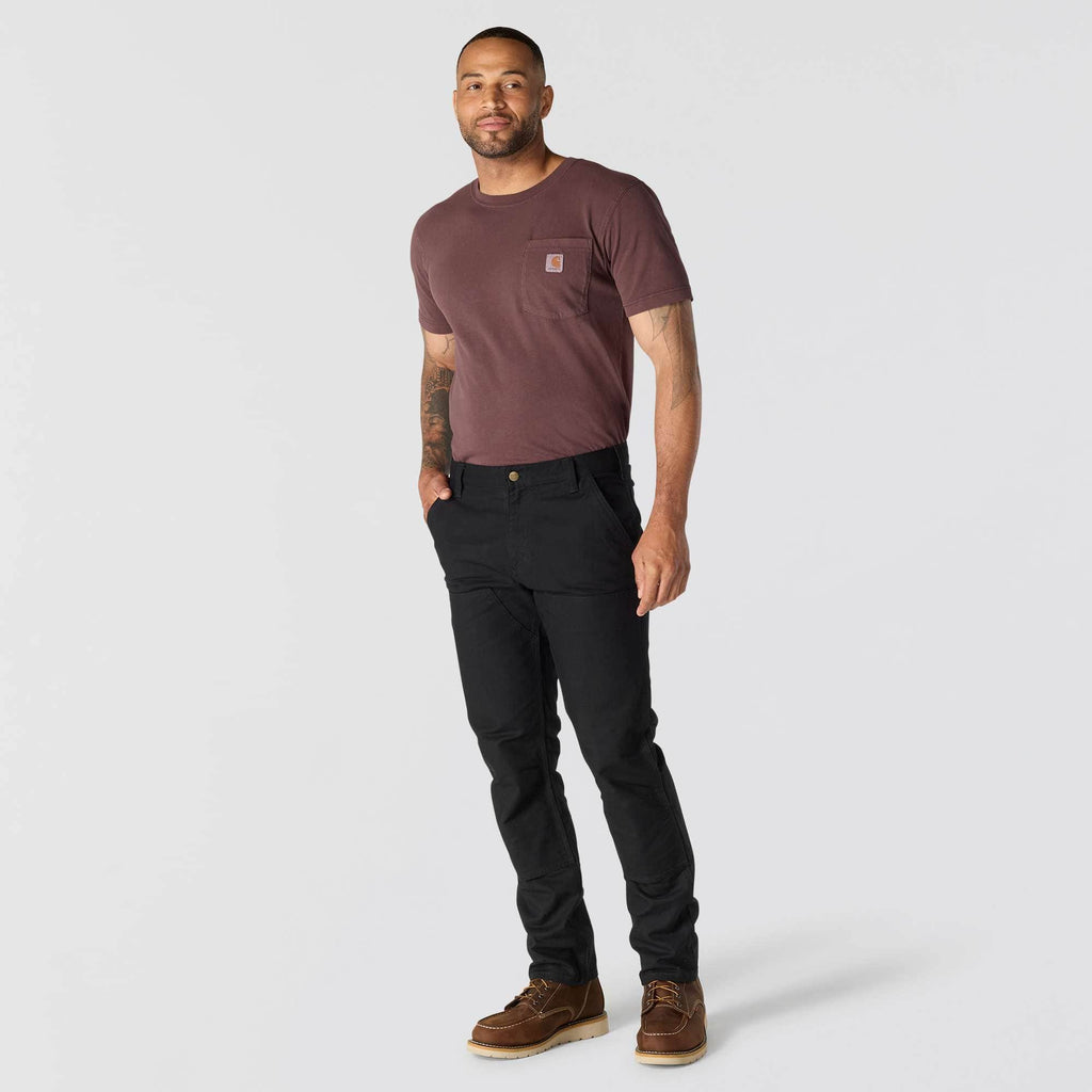 Men's slim tapered rugged flex duck double-knee work pants