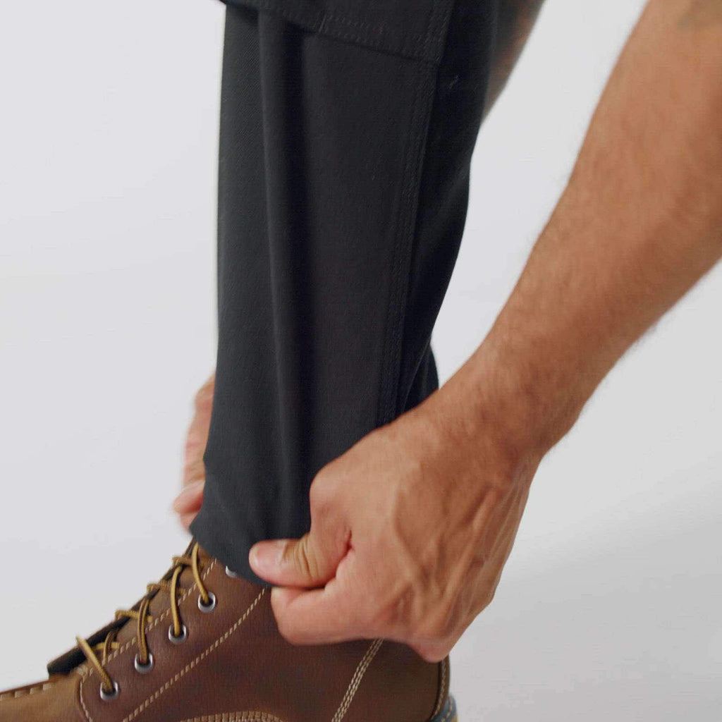 Men's slim tapered rugged flex duck double-knee work pants