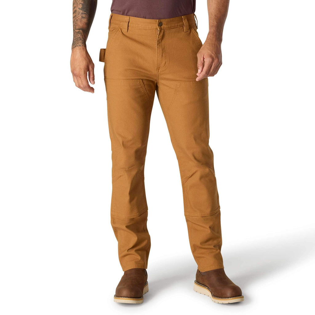 Men's slim tapered rugged flex duck double-knee work pants