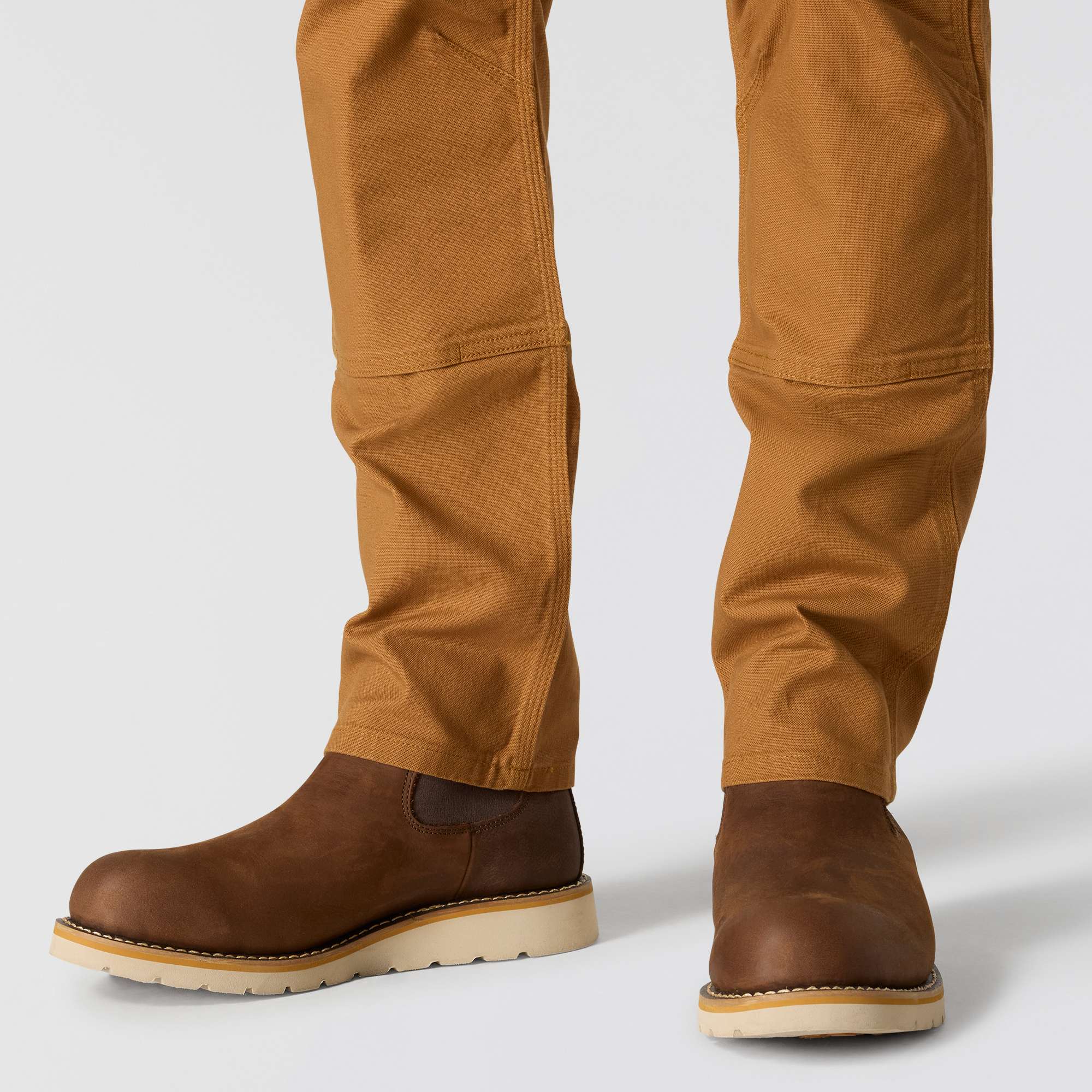 Men's slim tapered rugged flex duck double-knee work pants