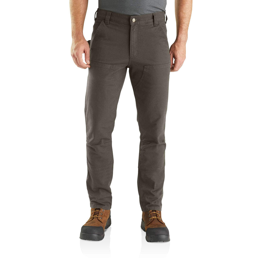 Men's slim tapered rugged flex duck double-knee work pants