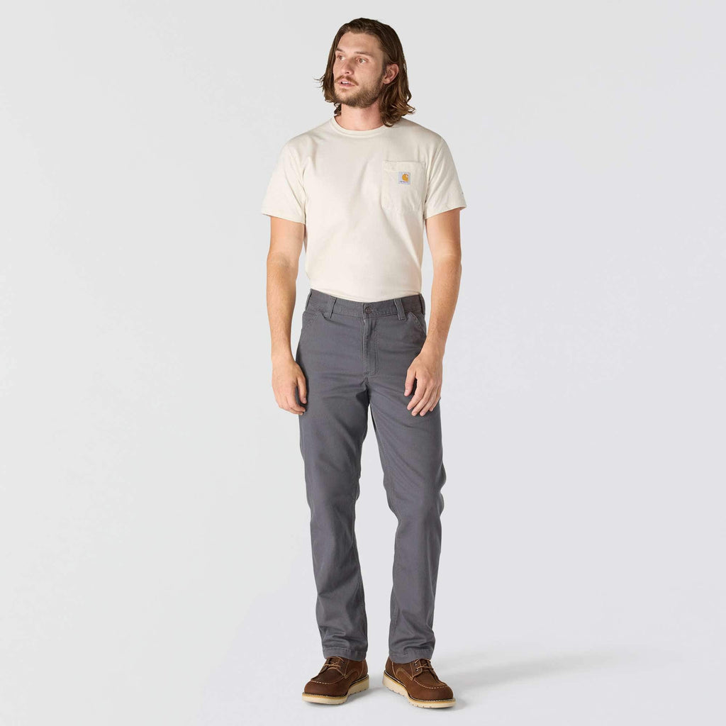 Relaxed straight rigby lined canvas pants - work pants