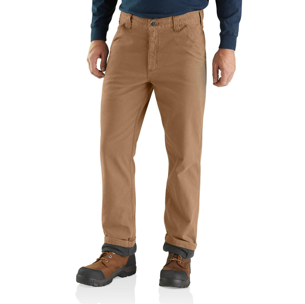 Relaxed straight rigby lined canvas pants - work pants