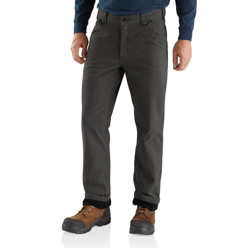 Relaxed straight rigby lined canvas pants - work pants