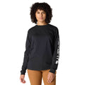 Women's dearborn loose fit heavyweight long sleeve logo t-shirt 