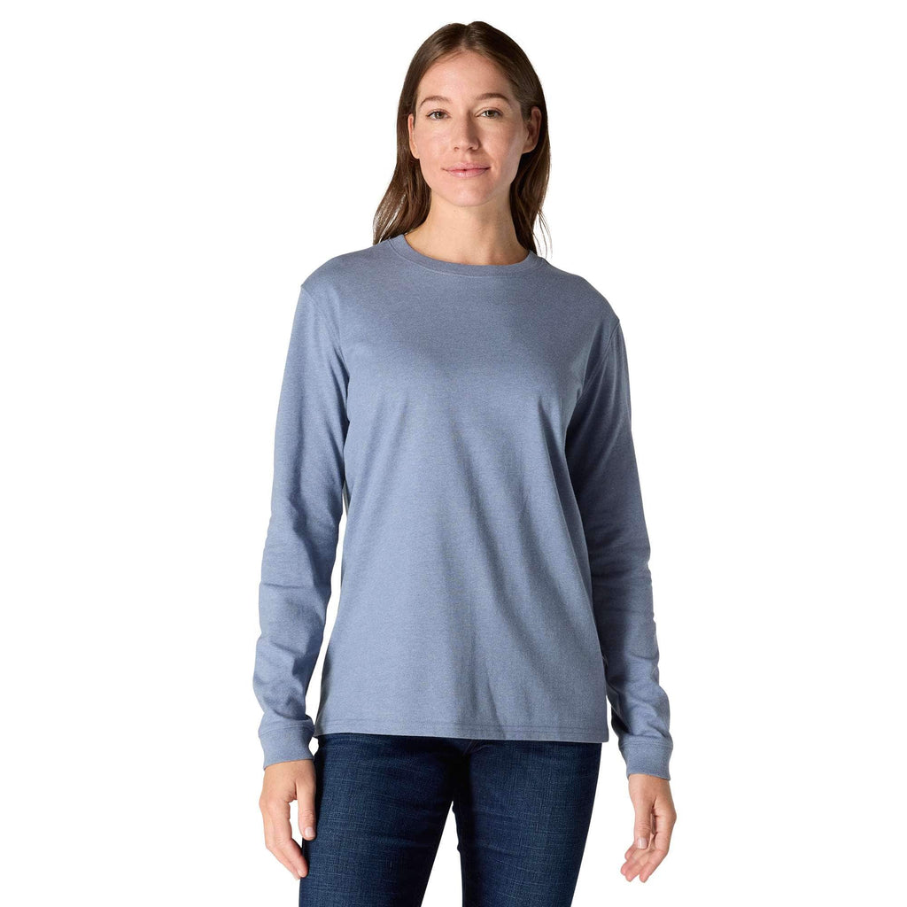 Women's dearborn loose fit heavyweight long sleeve logo t-shirt 