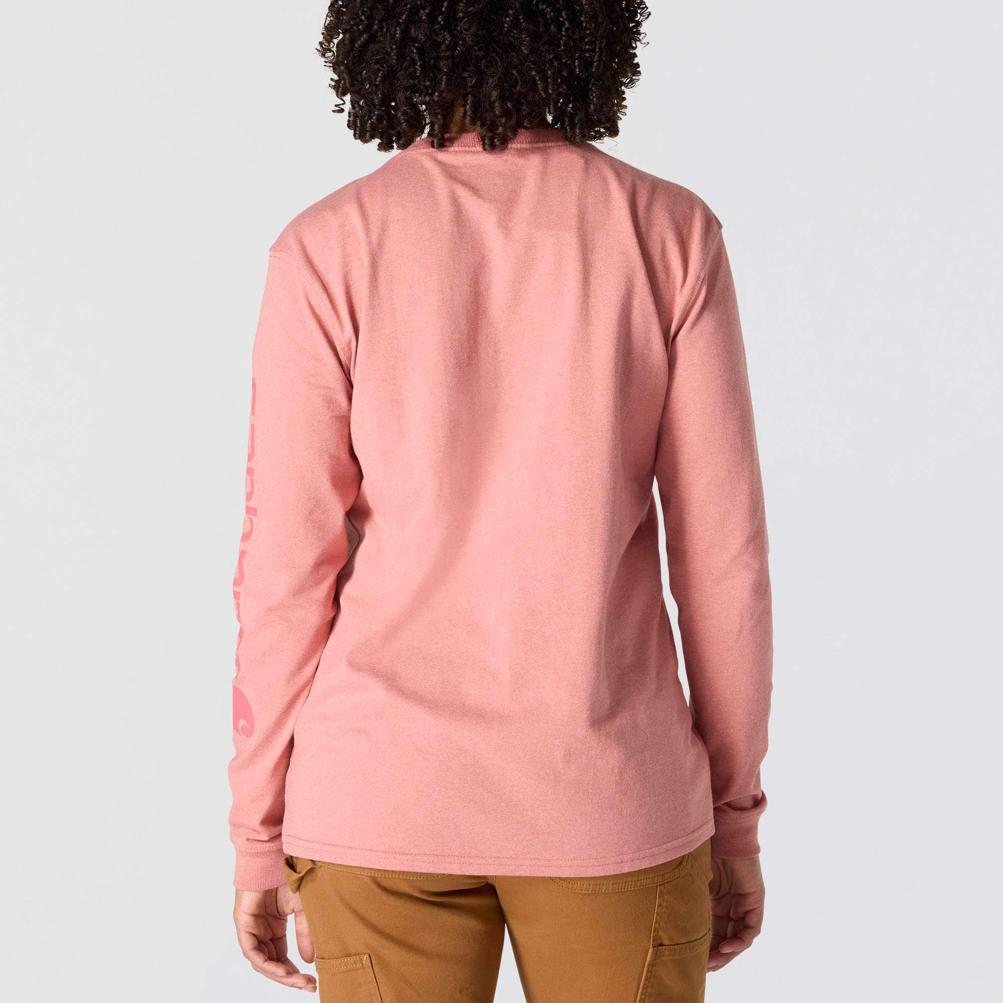 Women's dearborn loose fit heavyweight long sleeve logo t-shirt 