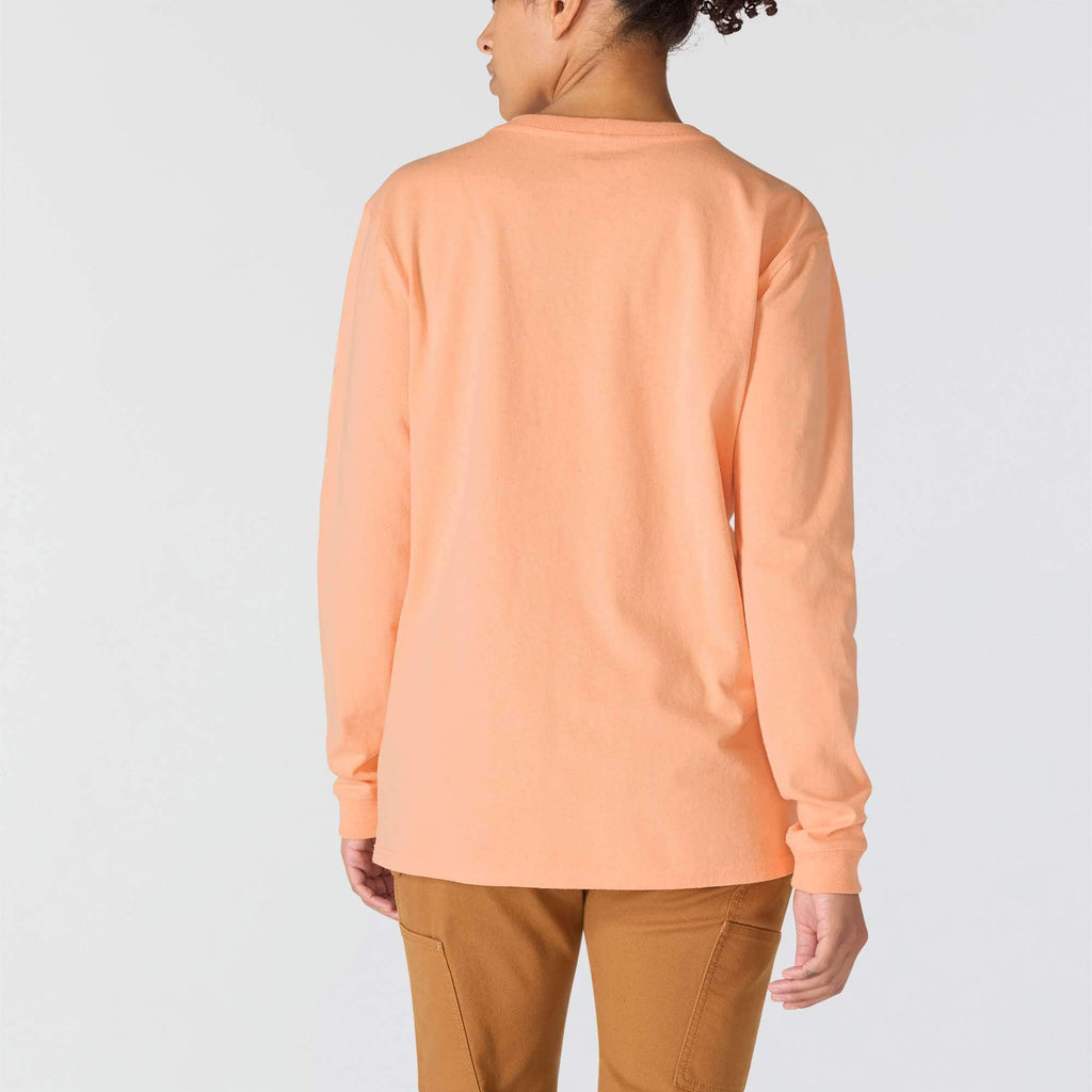 Women's dearborn loose fit heavyweight long sleeve logo t-shirt 
