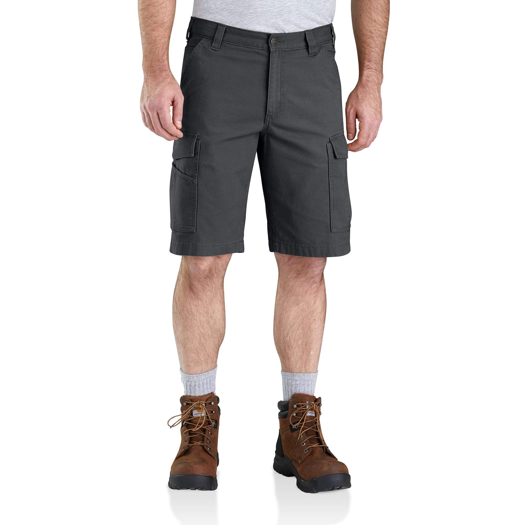 Relaxed fit 11" rigby canvas cargo shorts - work shorts