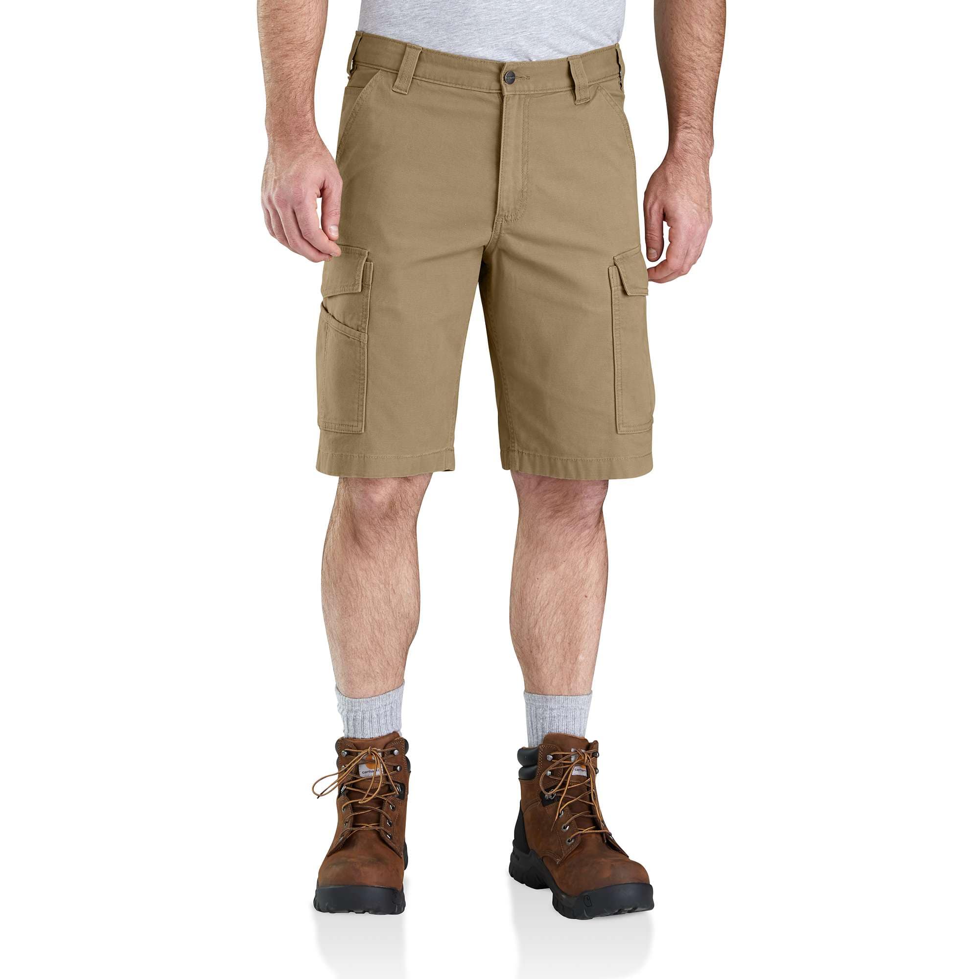 Relaxed fit 11" rigby canvas cargo shorts - work shorts
