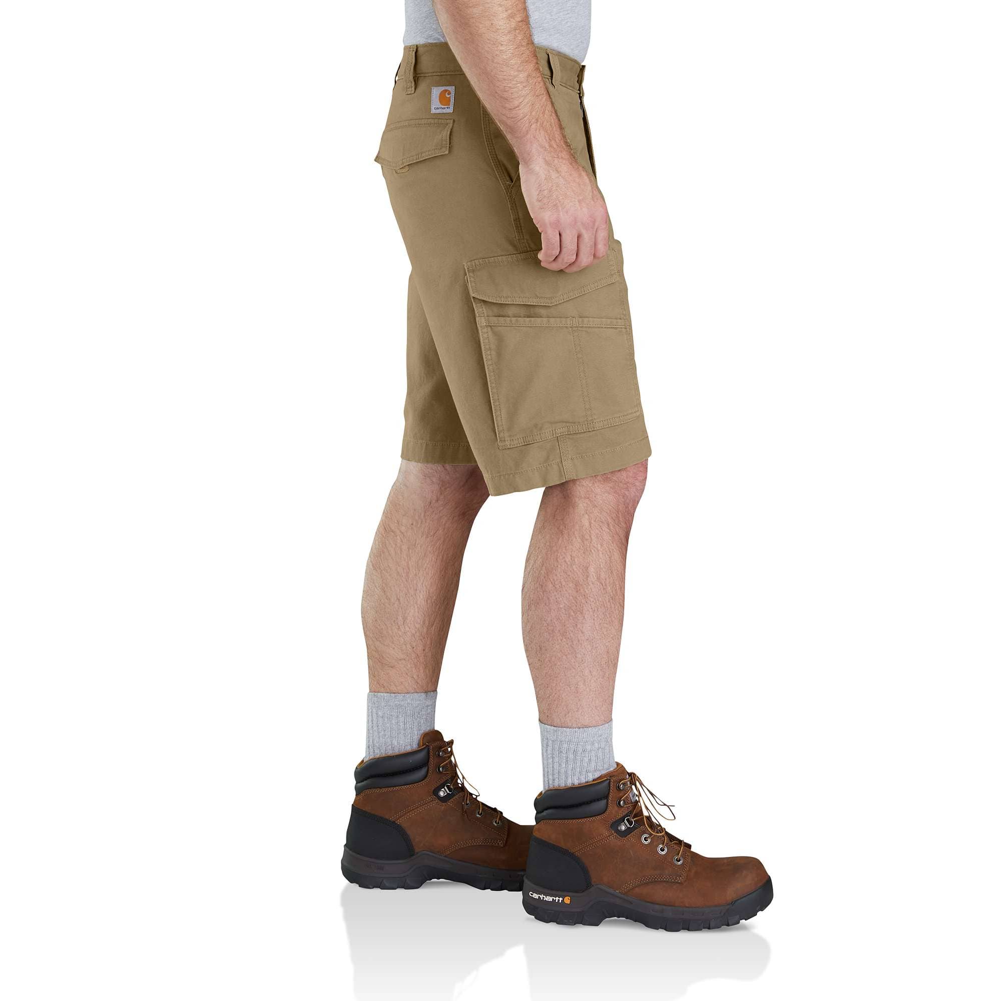 Relaxed fit 11" rigby canvas cargo shorts - work shorts