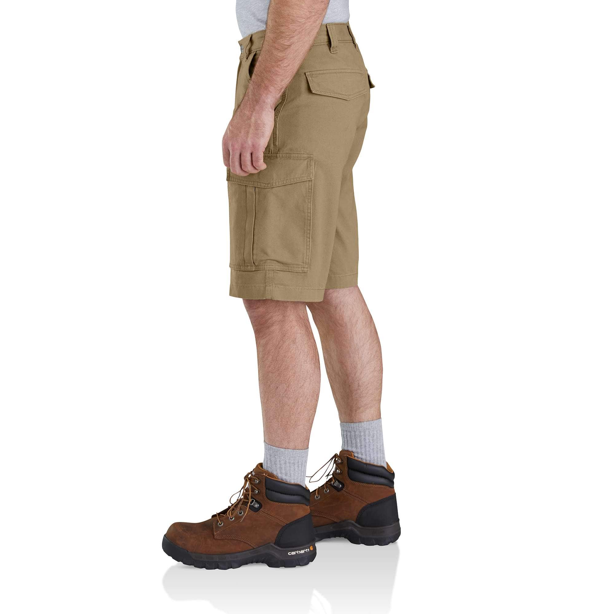 Relaxed fit 11" rigby canvas cargo shorts - work shorts