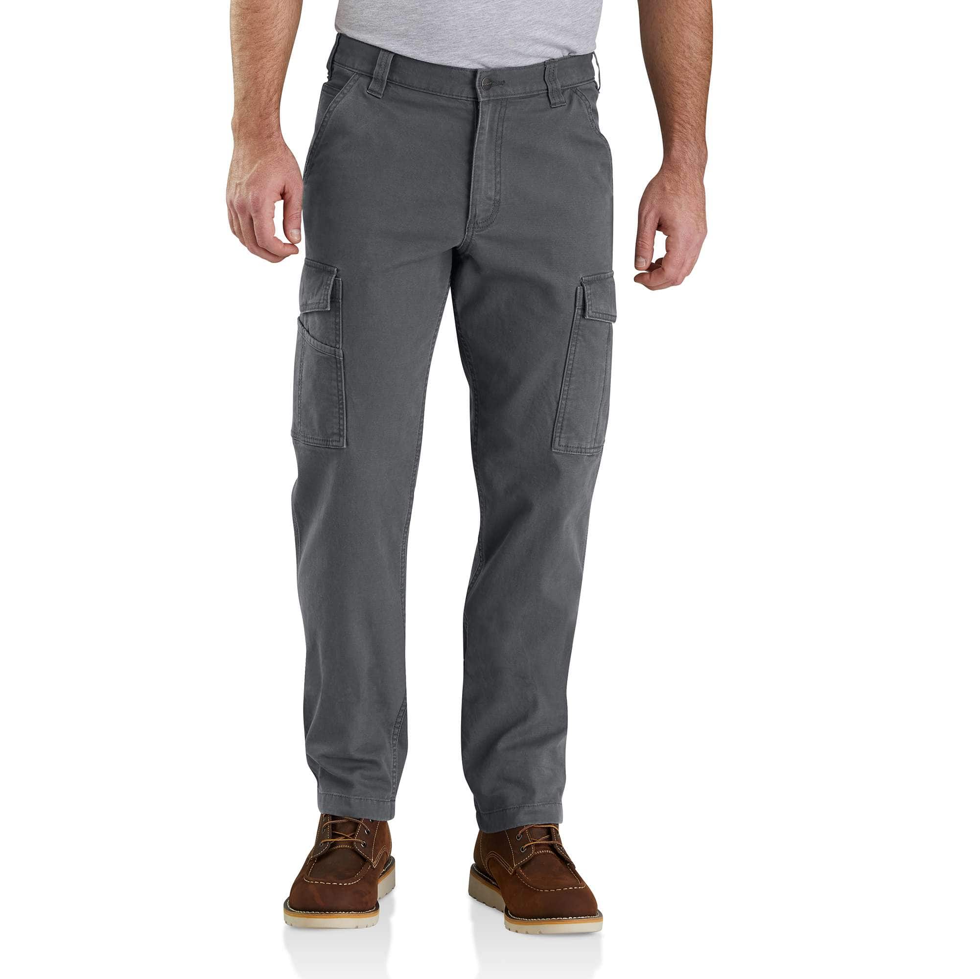 Relaxed straight rigby canvas cargo pants - work pants