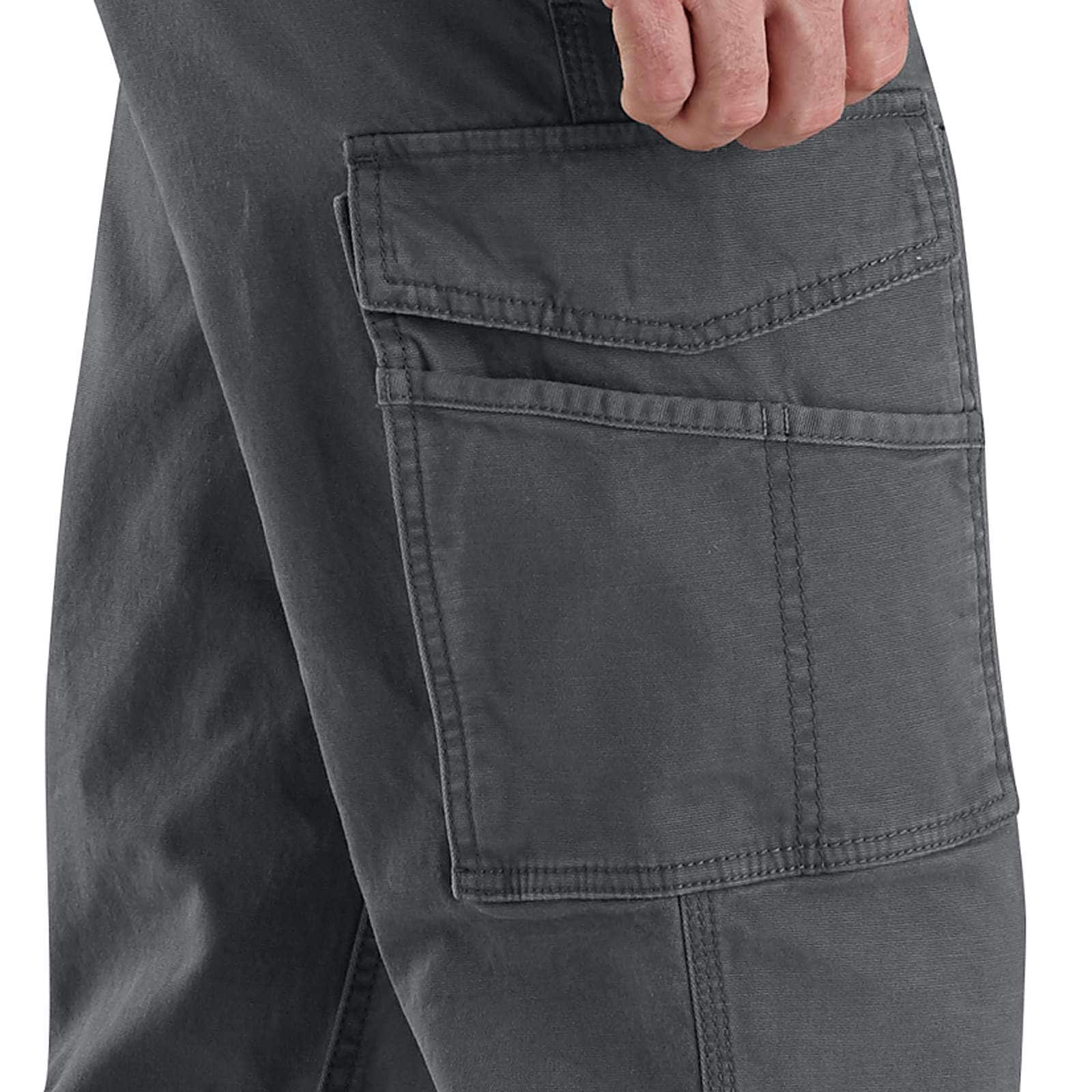 Relaxed straight rigby canvas cargo pants - work pants