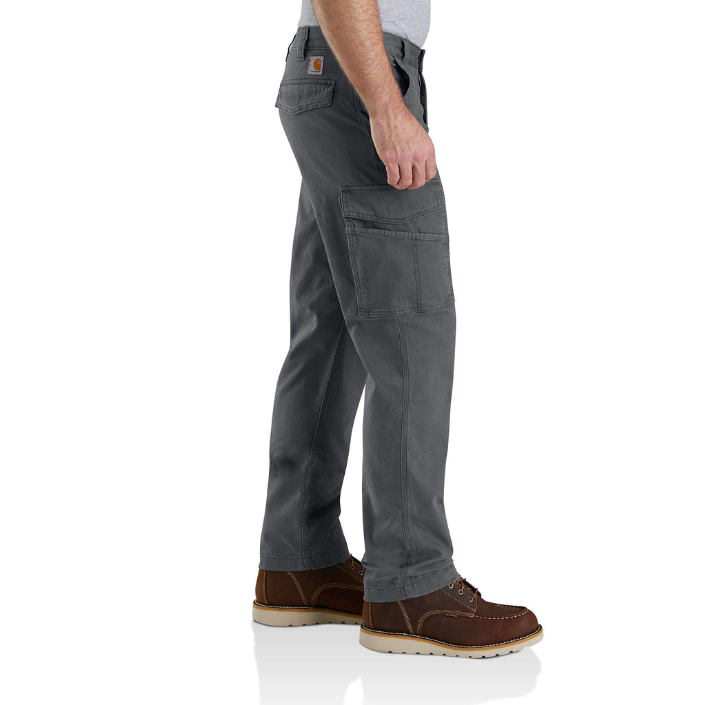 Relaxed straight rigby canvas cargo pants - work pants