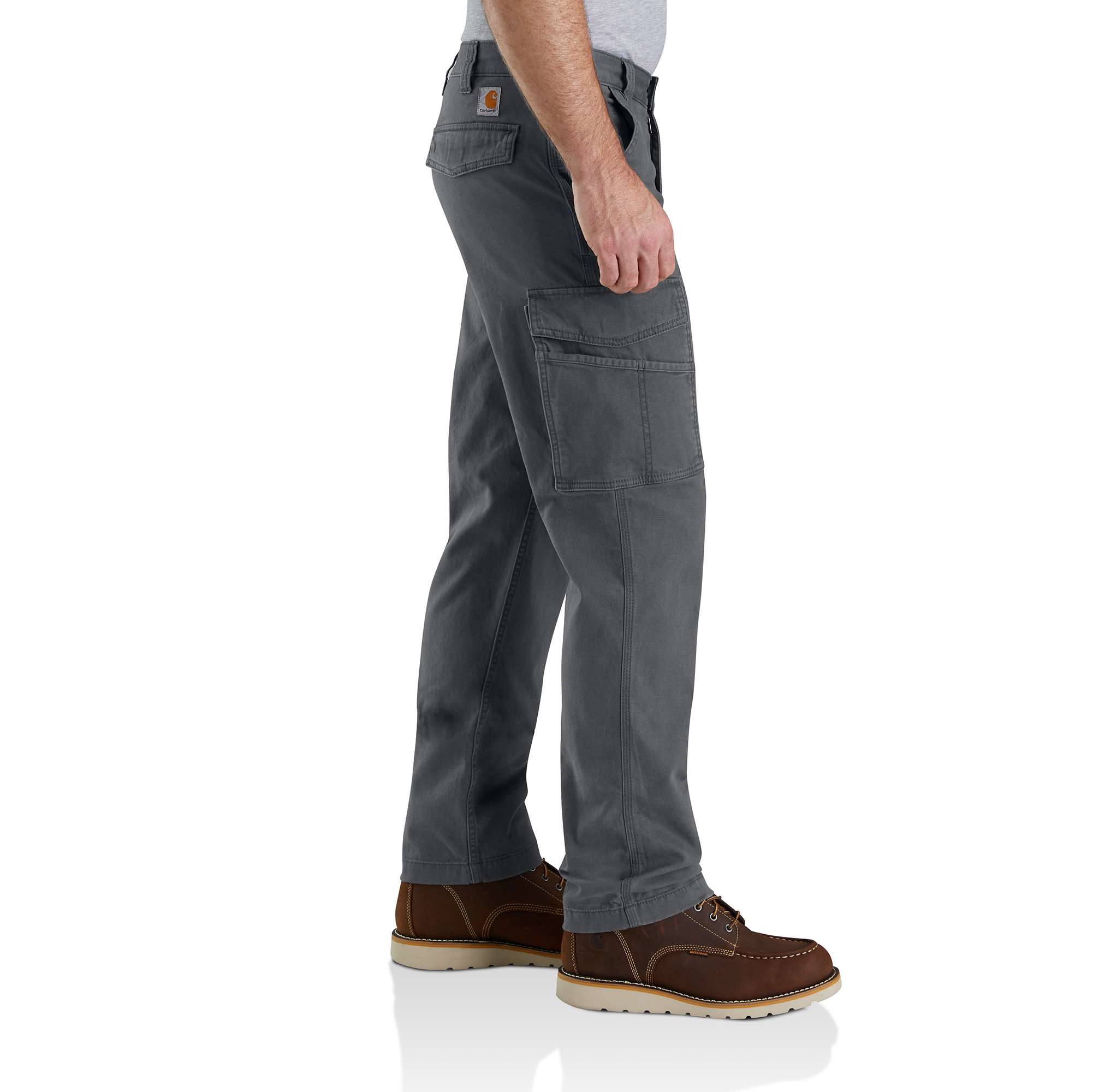 Relaxed straight rigby canvas cargo pants - work pants