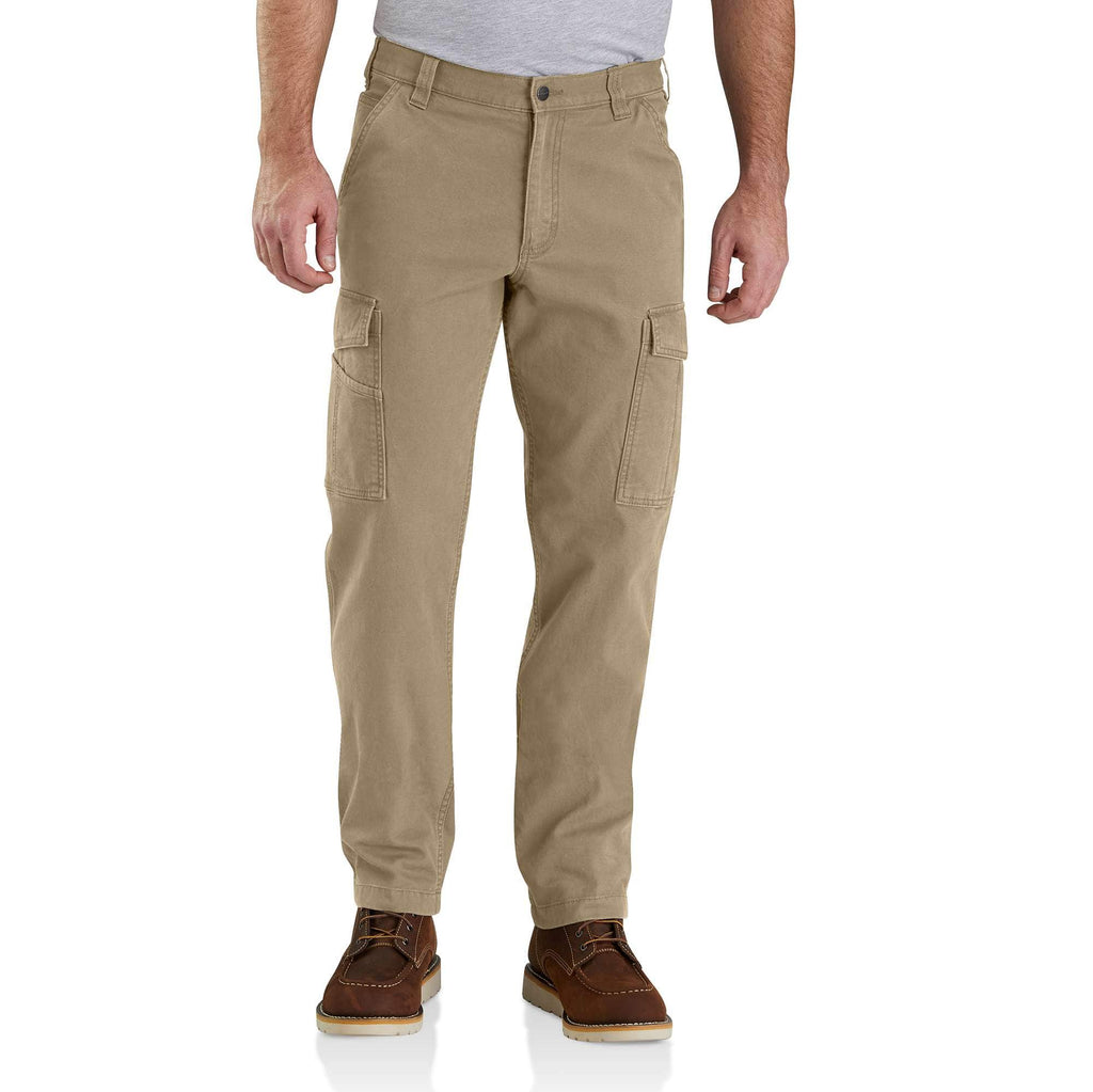 Relaxed straight rigby canvas cargo pants - work pants