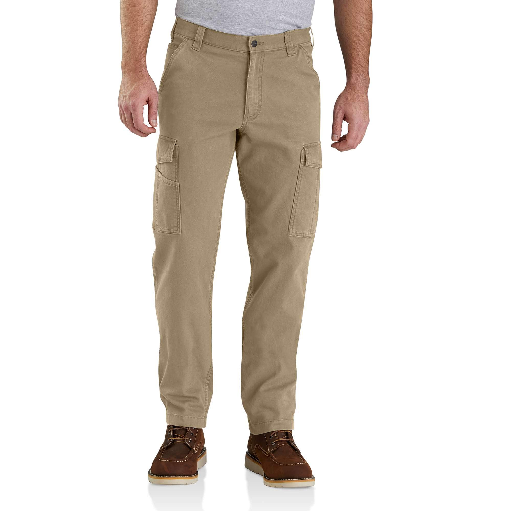 Relaxed straight rigby canvas cargo pants - work pants