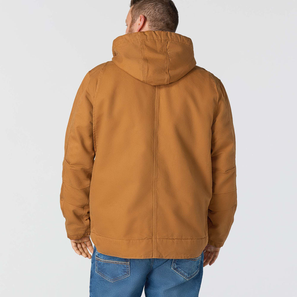 Men's washed duck bartlett sherpa-lined utility jacket 