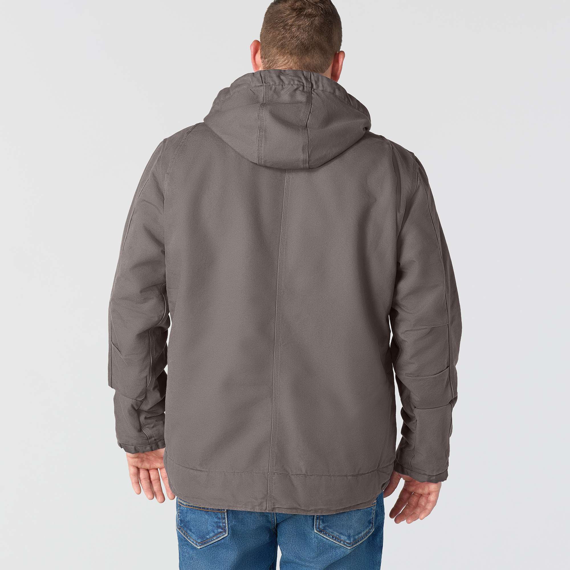 Men's washed duck bartlett sherpa-lined utility jacket 
