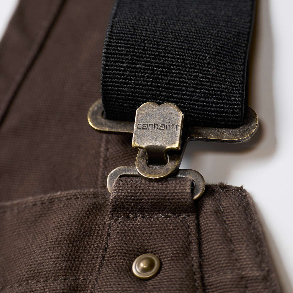 Men's washed duck insulated overalls