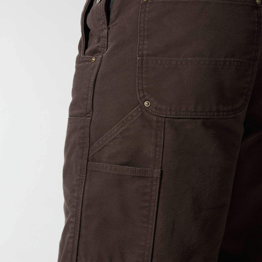 Men's washed duck insulated overalls