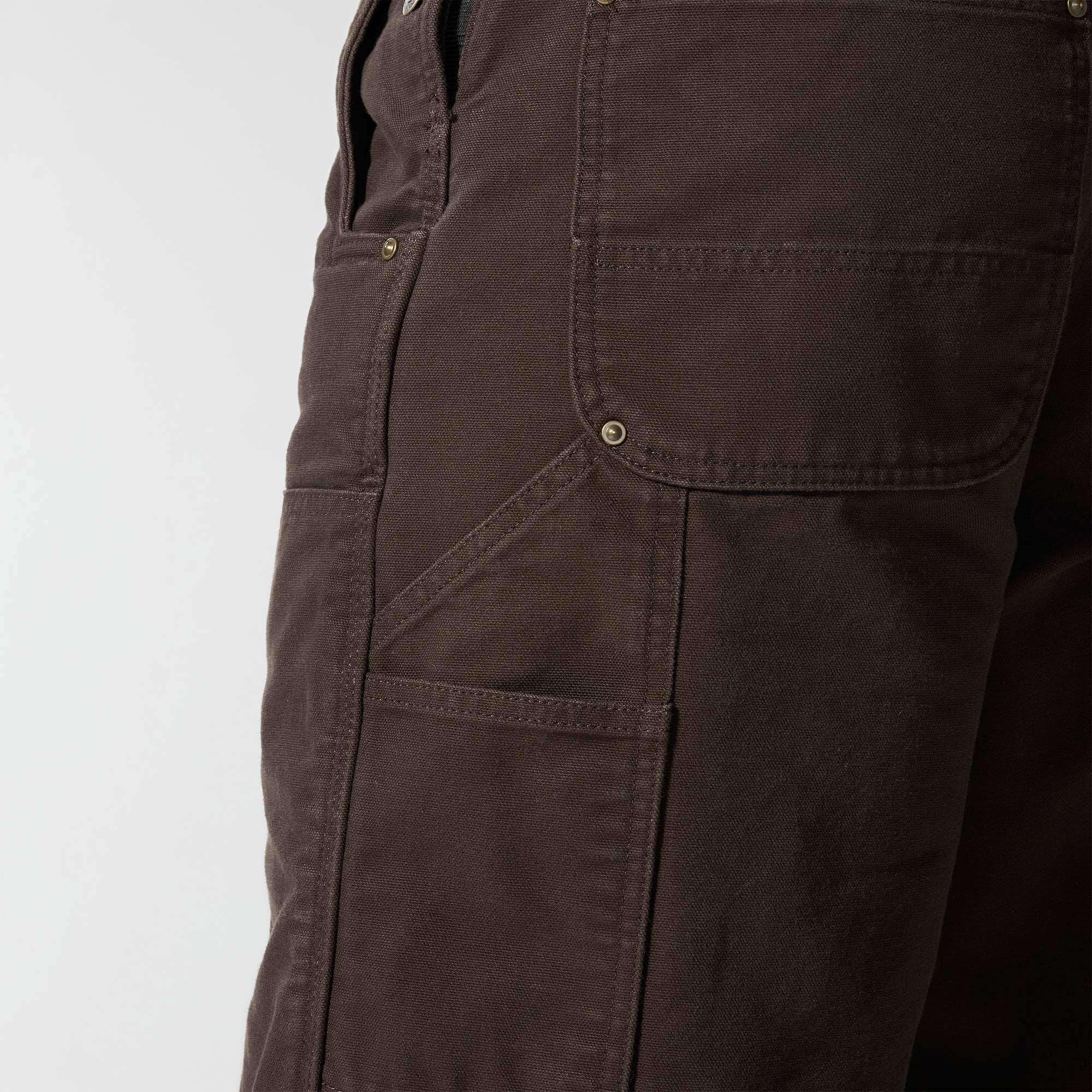 Men's washed duck insulated overalls