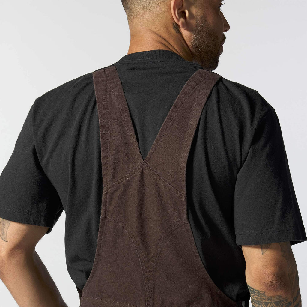 Men's washed duck insulated overalls