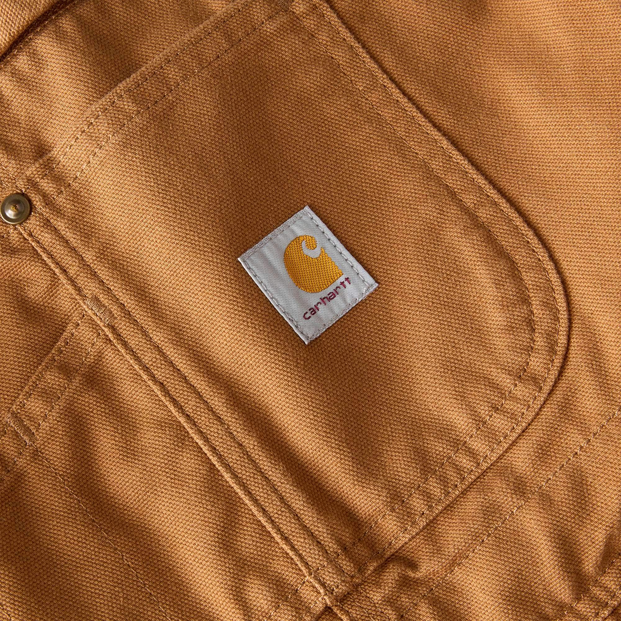 Women's washed duck insulated overalls