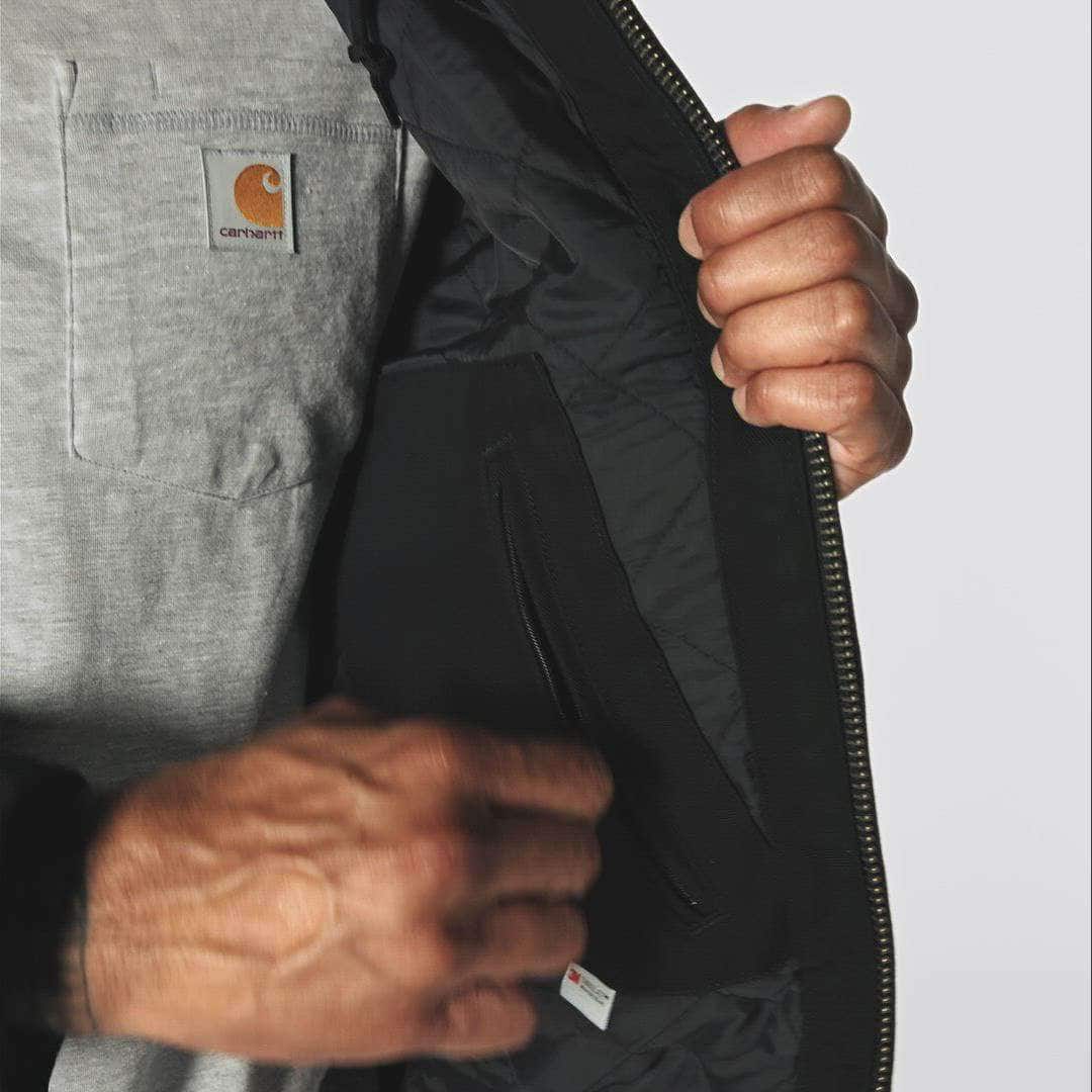 Men's washed duck insulated active jac