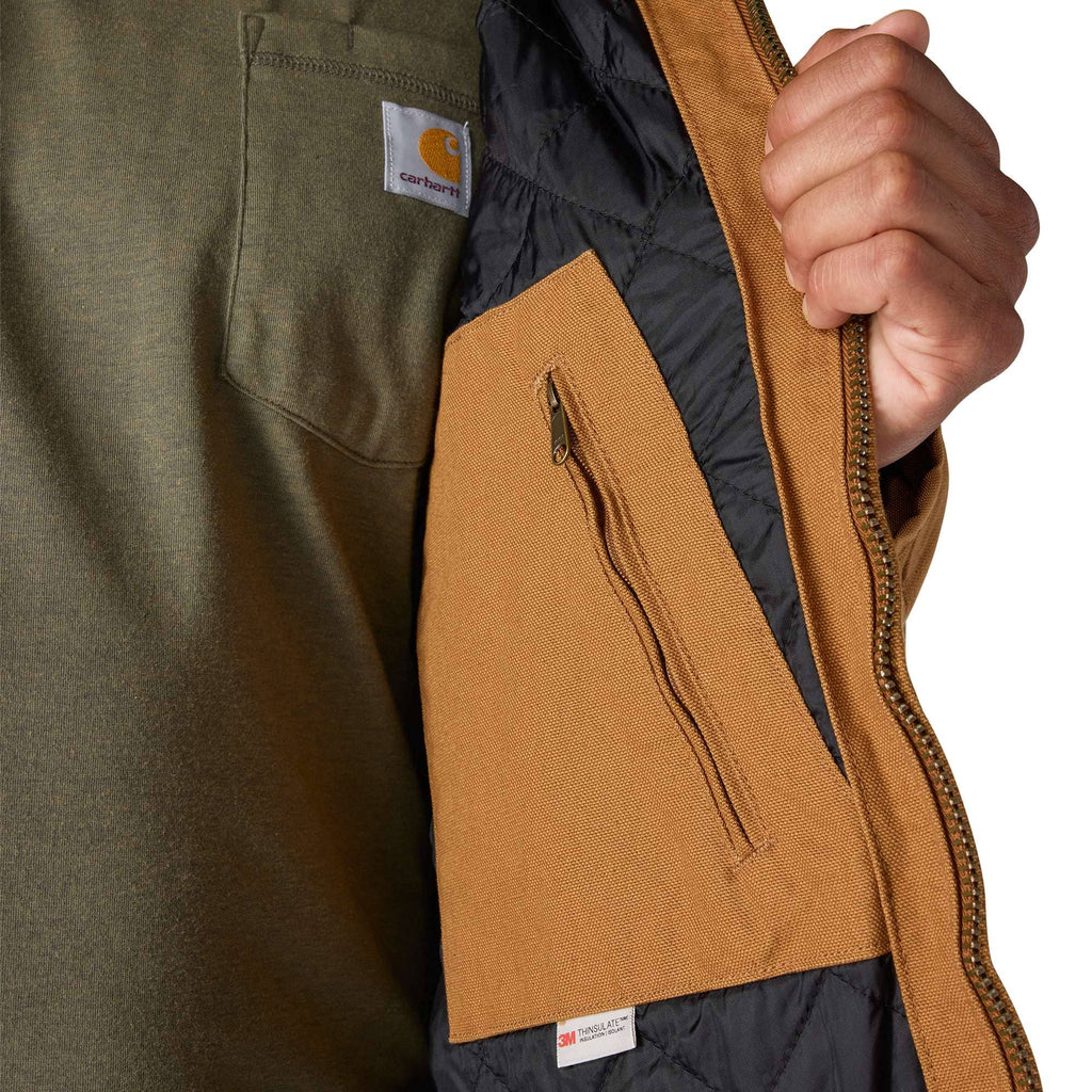 Men's washed duck insulated active jac