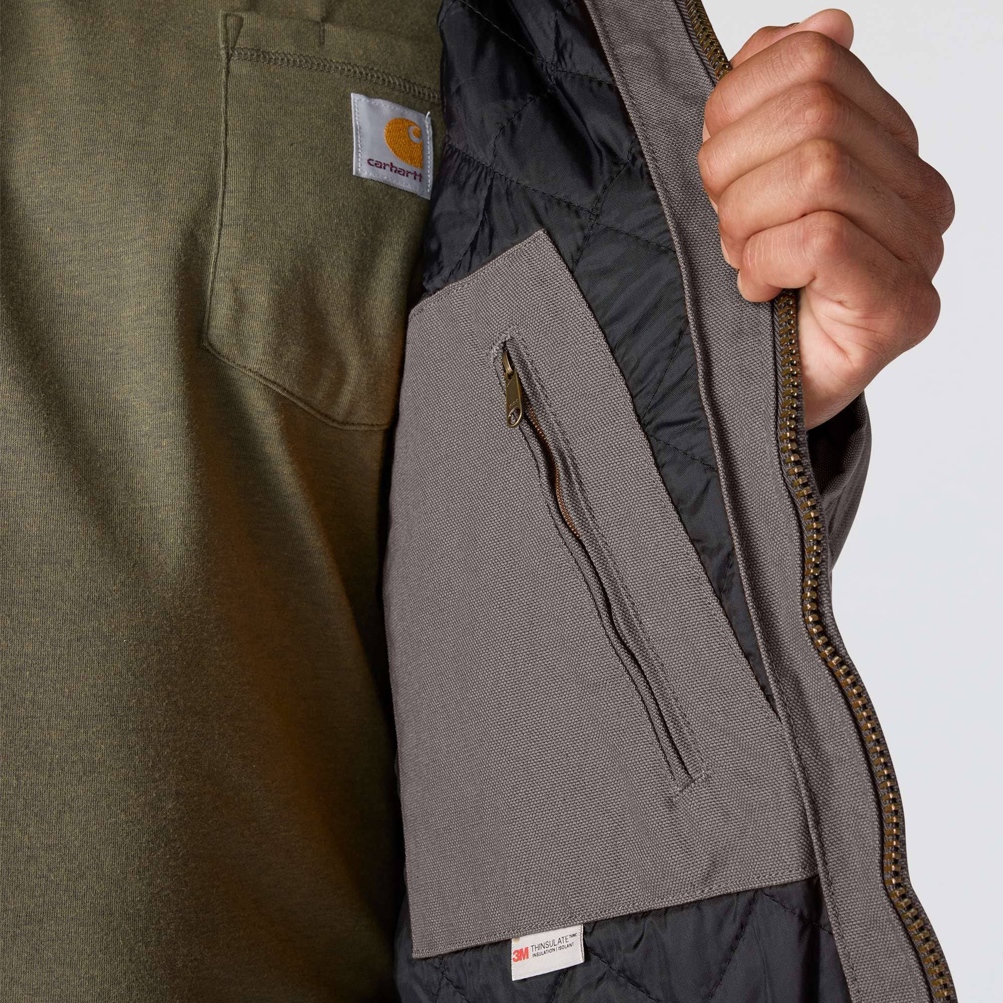 Men's washed duck insulated active jac