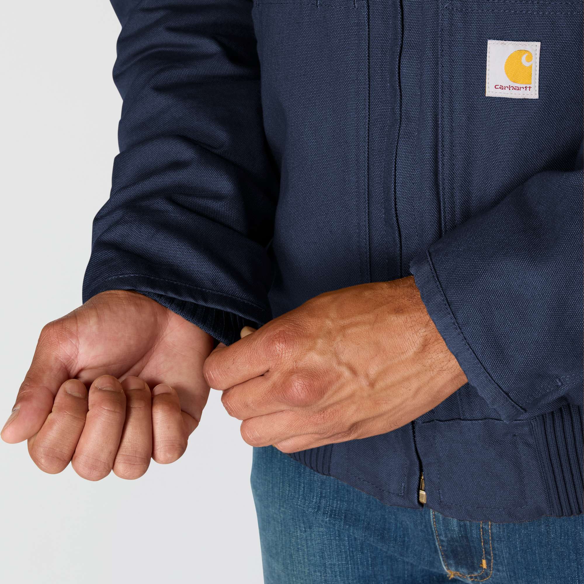 Men's washed duck insulated active jac