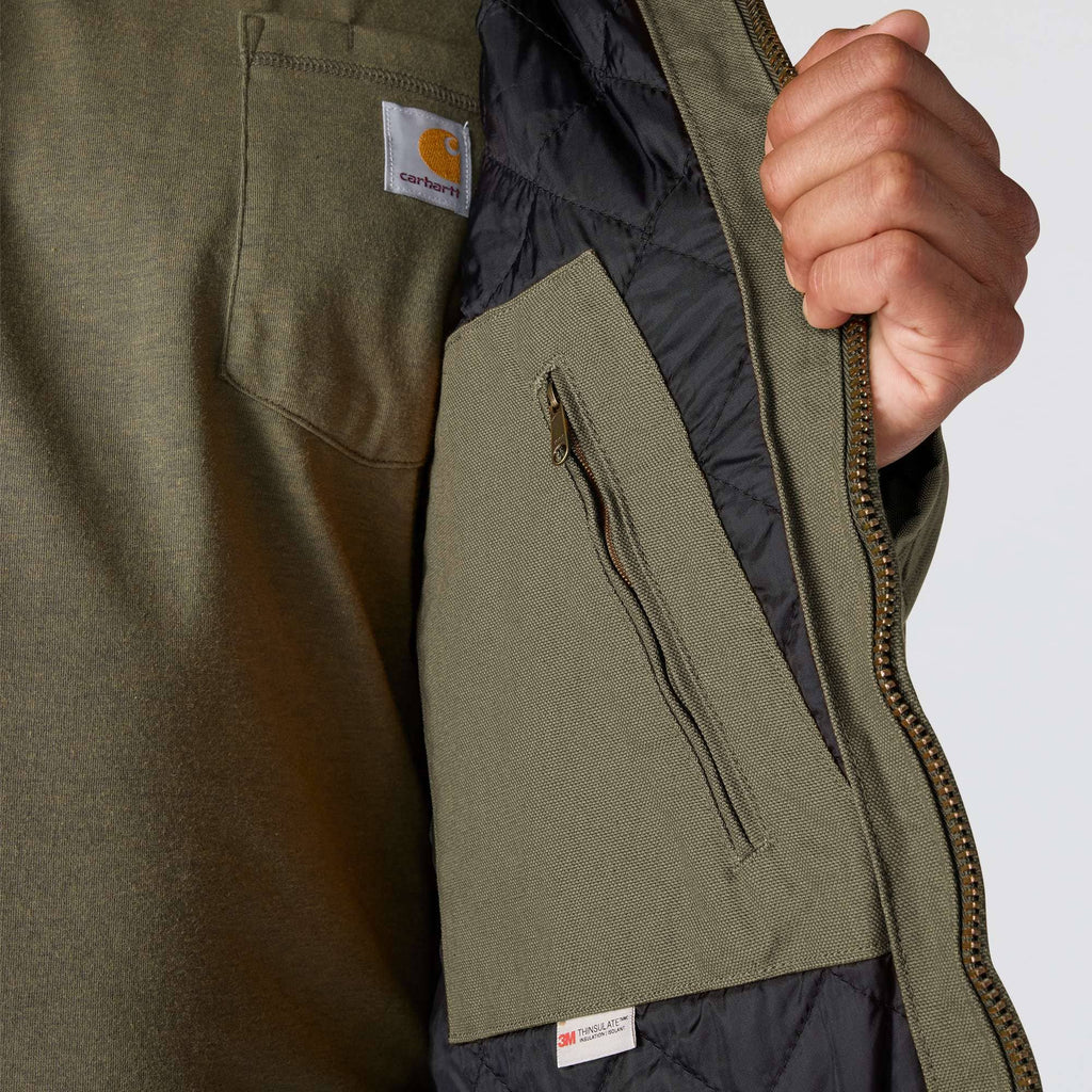 Men's washed duck insulated active jac