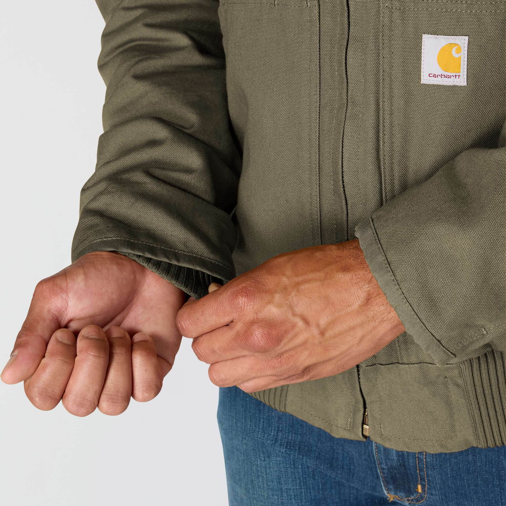 Men's washed duck insulated active jac