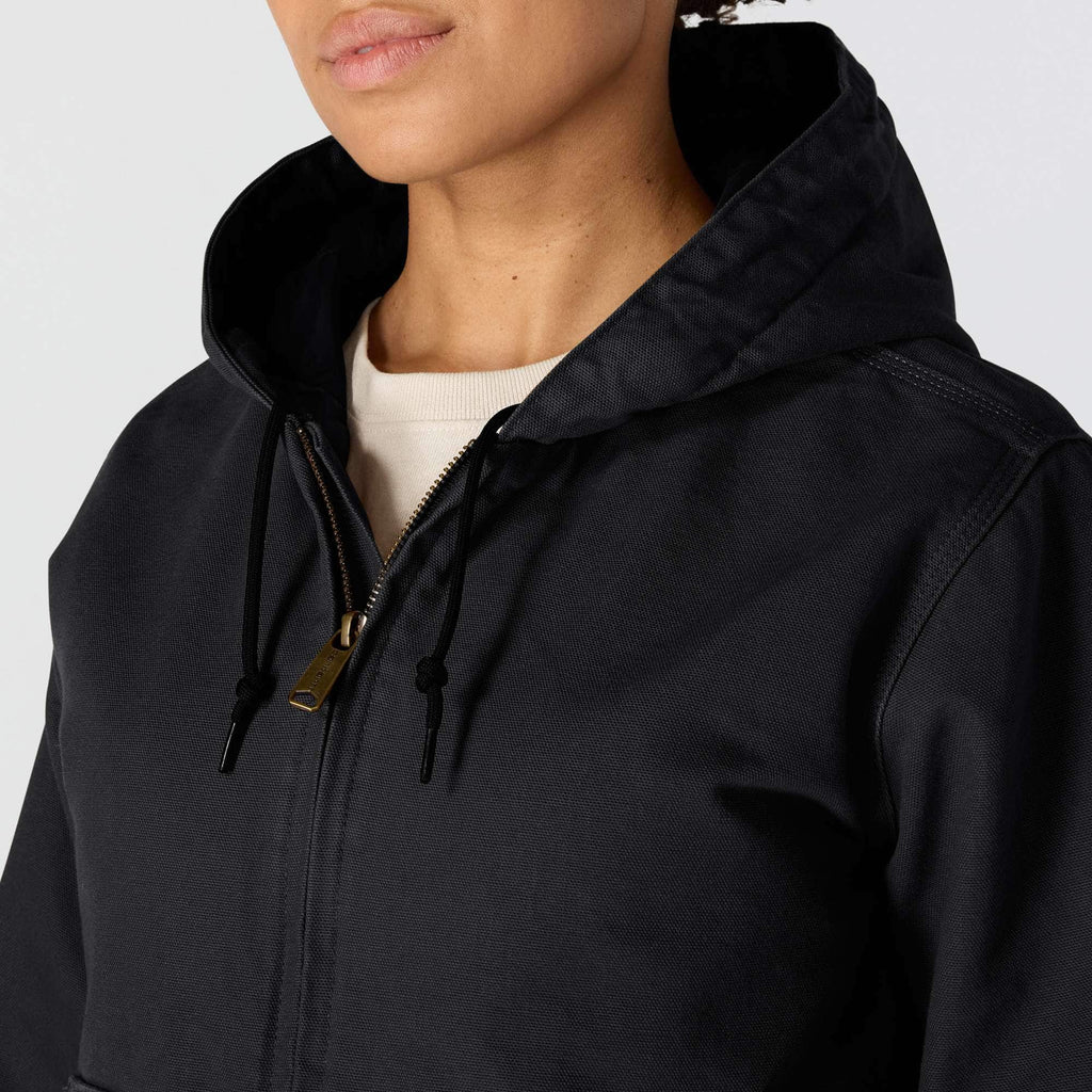 Women's washed duck heavyweight insulated active jac