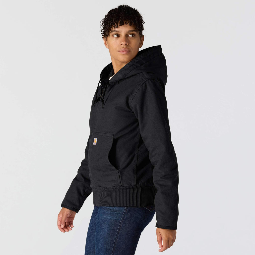 Women's washed duck heavyweight insulated active jac