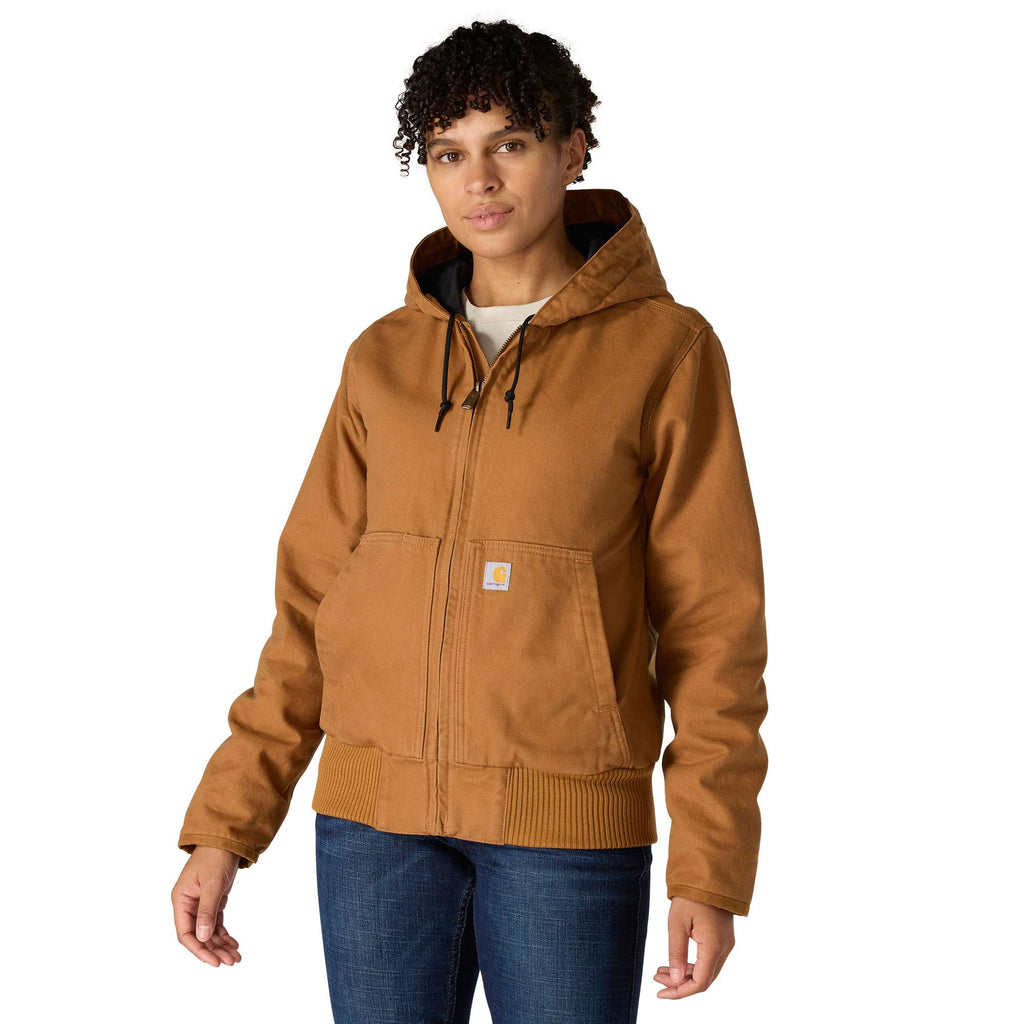 Women's washed duck heavyweight insulated active jac