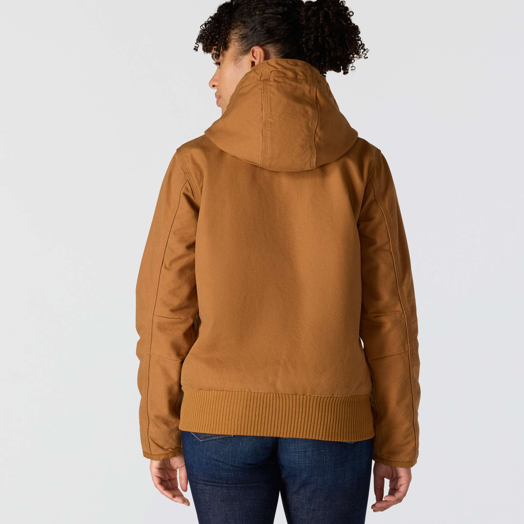 Women's washed duck heavyweight insulated active jac