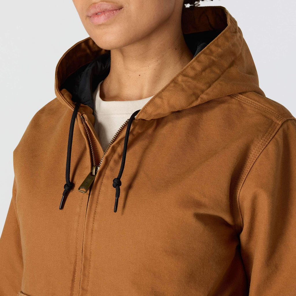 Women's washed duck heavyweight insulated active jac