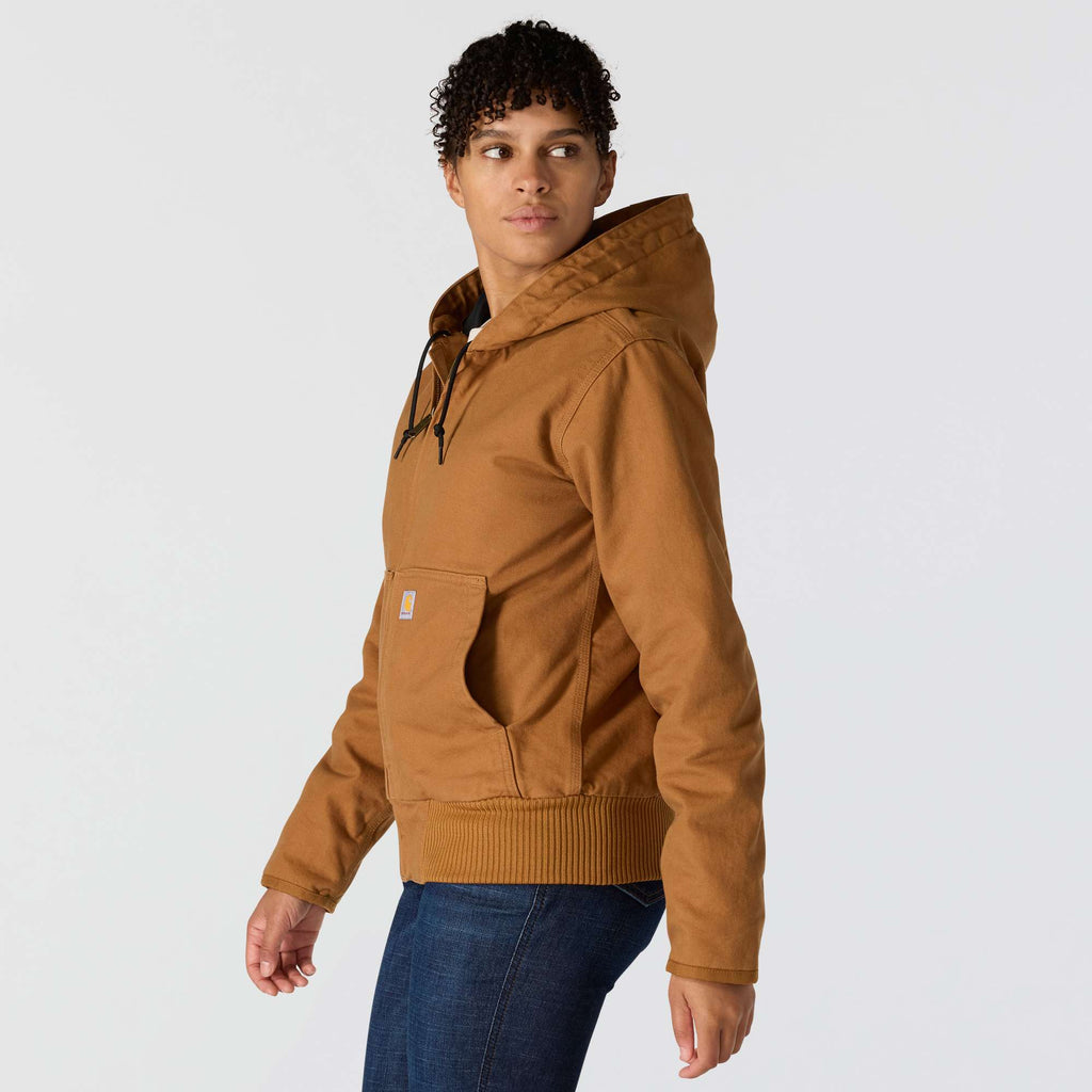 Women's washed duck heavyweight insulated active jac