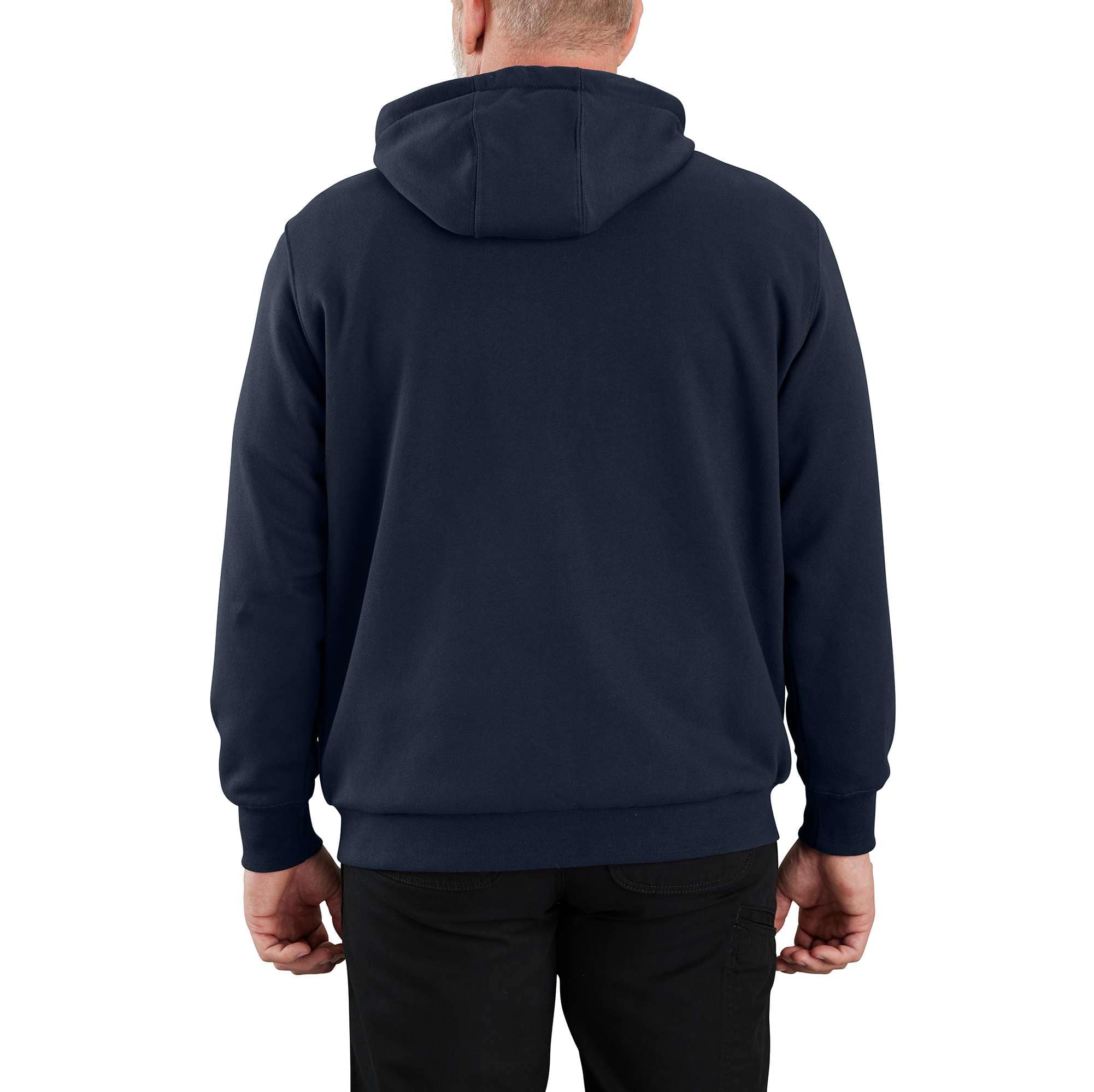 Men's paxton water repellent thermal-lined full zip hooded sweatshirt - carhartt rain defender hoodies