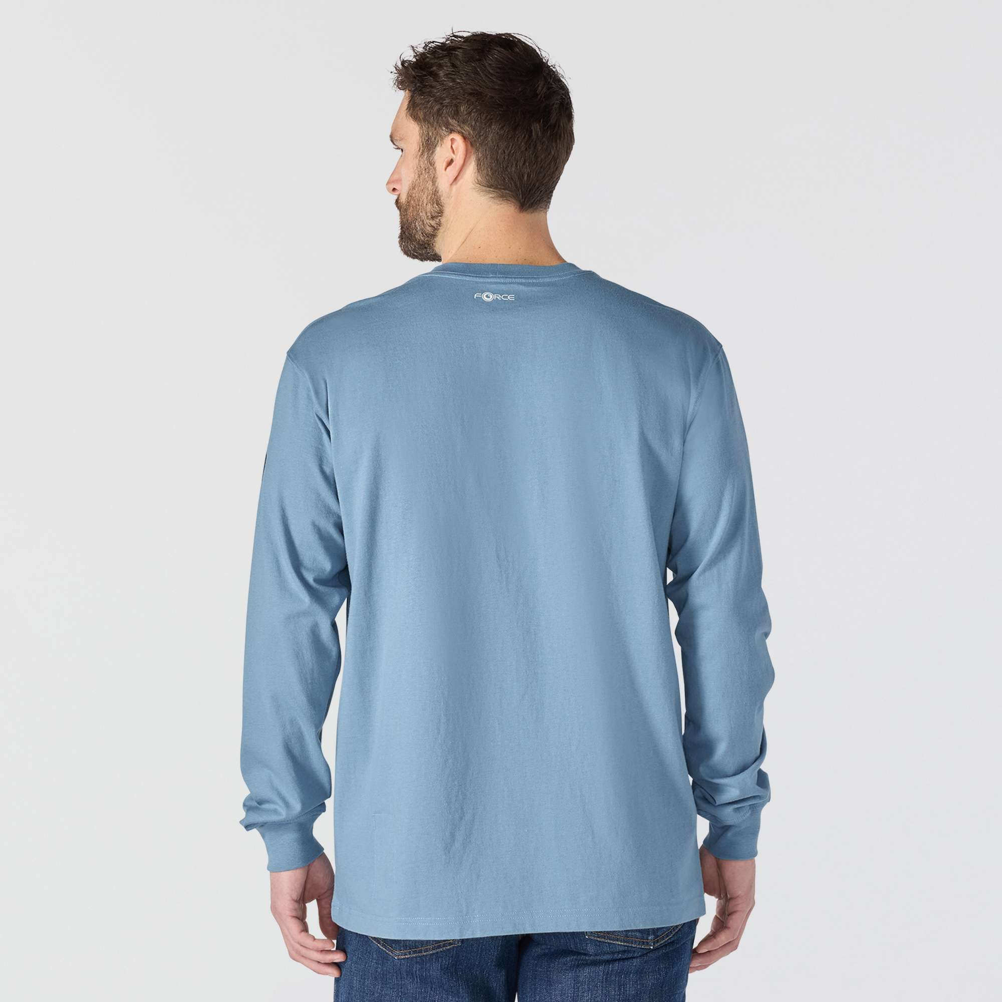 Men's fr force irvine loose fit long sleeve logo t-shirt - flame resistant shirts 
