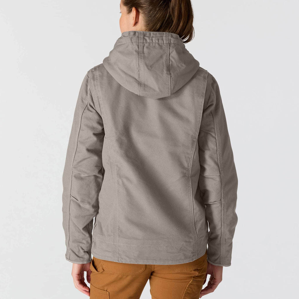 Women's iconic sierra washed duck sherpa-lined jacket