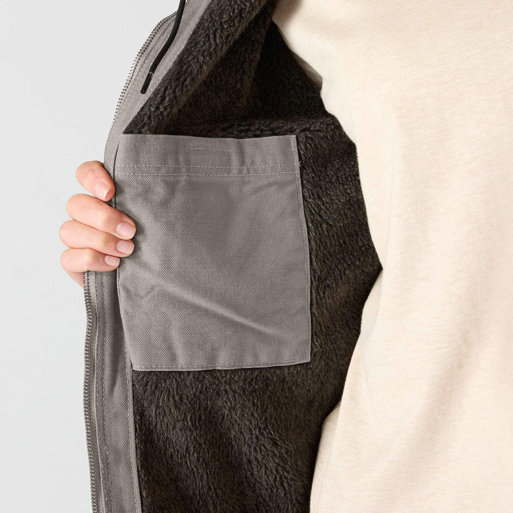 Women's iconic sierra washed duck sherpa-lined jacket