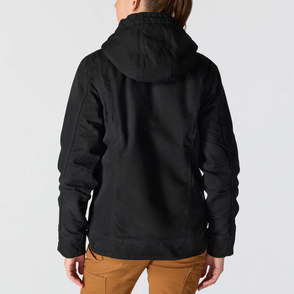 Women's iconic sierra washed duck sherpa-lined jacket